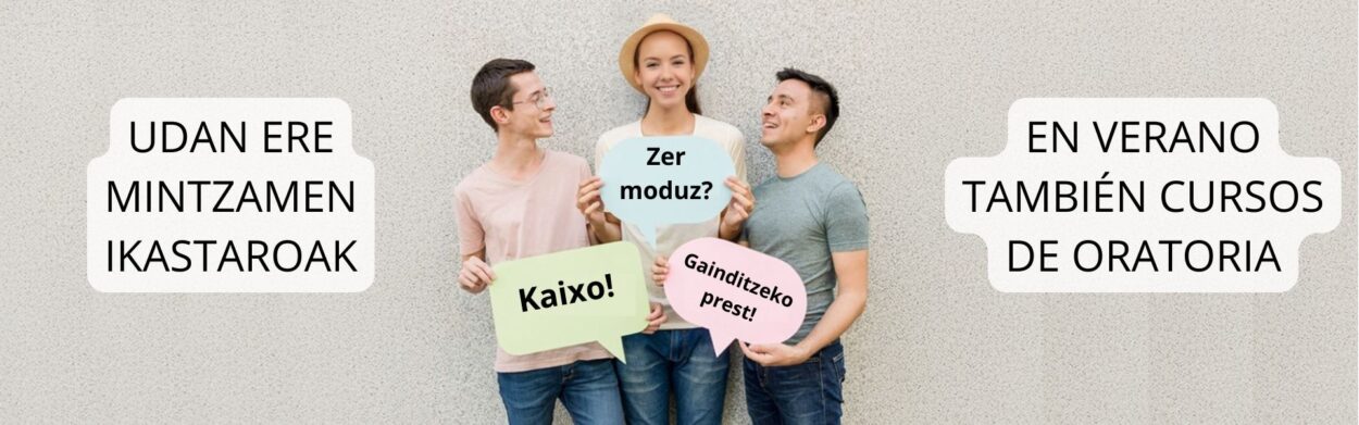 Udan ere mintzamen ikastaroak!