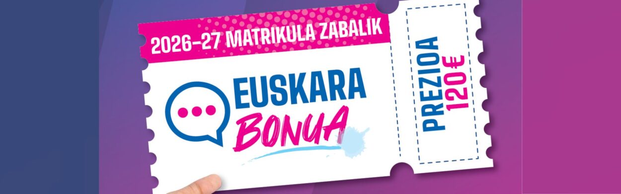 26/27 Ikasturterako matrikula zabalik!